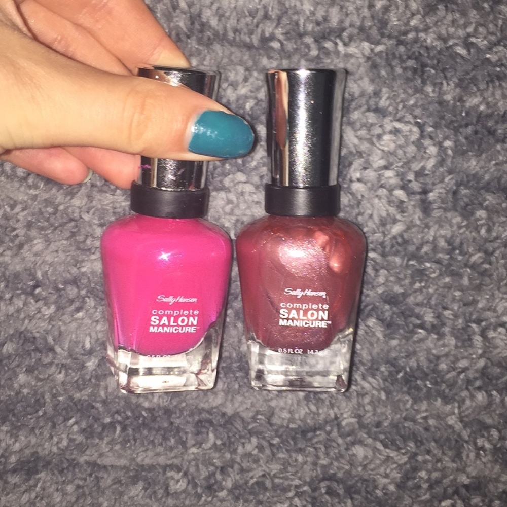 Two salon manicure nail polishes